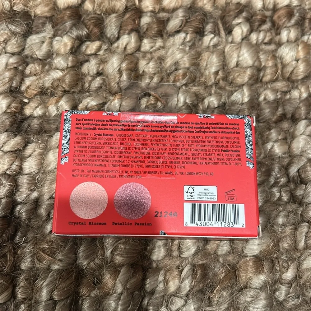 NIB Pat McGrath Labs Eye Shadow Duo Petallic Passion